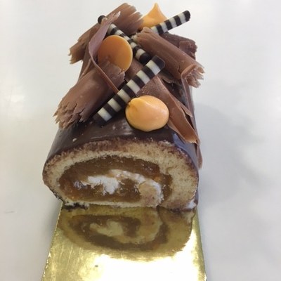 Çikolatalı Kayısılı Swiss Roll