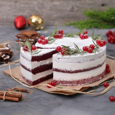 Red Velvet ile Yılbaşı Pastası